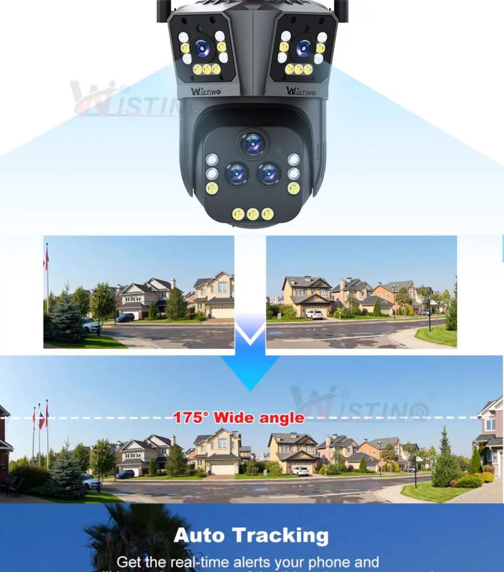 10K Outdoor 20X Zoom CCTV Draadloze Wifi App Camera Bewegingsdetectie Tweeweg Audio Nachtzicht Beveiliging Surveillance Netwerk PTZ-camera - Afbeelding 9
