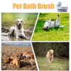 Badborstels voor huisdieren Shampoodispenser Verzorging Siliconen douche massage borstel - Afbeelding 9