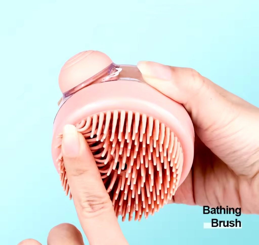Badborstels voor huisdieren Shampoodispenser Verzorging Siliconen douche massage borstel - Afbeelding 8