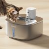 3.2L roestvrijstalen automatische drinkwaterfontein voor huisdieren zorgt altijd voor schone water