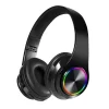 Colorful LED Light BT Headset Stereo Foldable Headphone Earphone Voice B39 RGB Luminous Wireless BT 5.0 Headset Gaming - Afbeelding 6