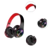 Colorful LED Light BT Headset Stereo Foldable Headphone Earphone Voice B39 RGB Luminous Wireless BT 5.0 Headset Gaming - Afbeelding 3
