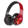 Colorful LED Light BT Headset Stereo Foldable Headphone Earphone Voice B39 RGB Luminous Wireless BT 5.0 Headset Gaming - Afbeelding 2